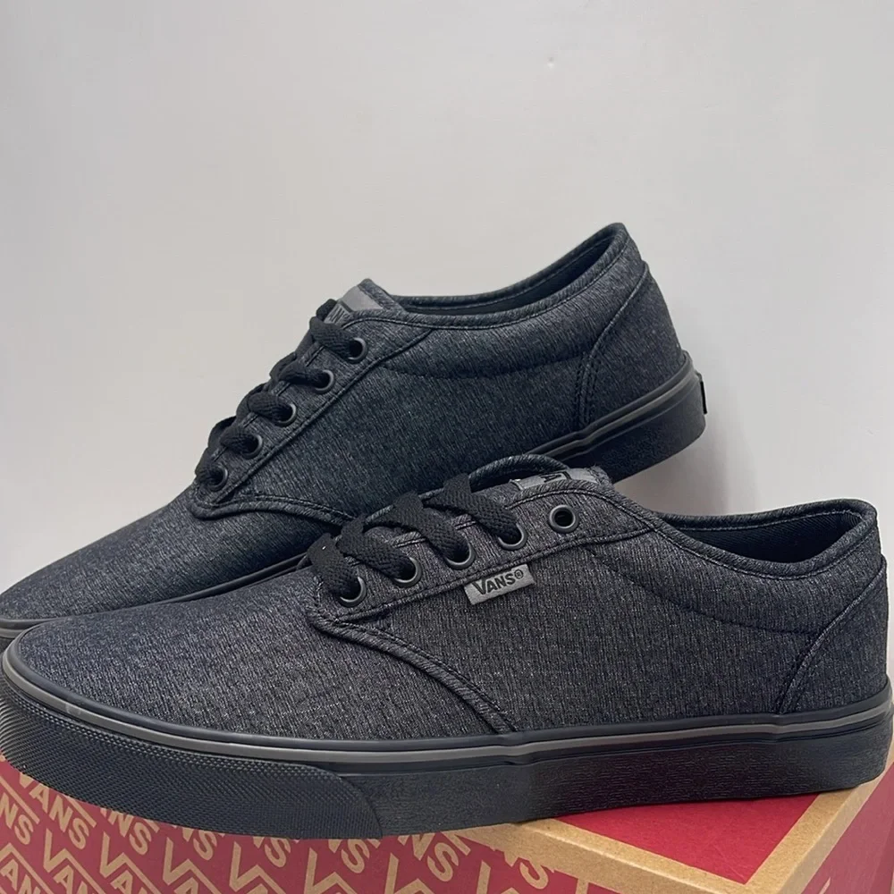 Vans Women’s Atwood (Varsity Textile) Black/Pewter VN0A45J9VEJ Sneakers